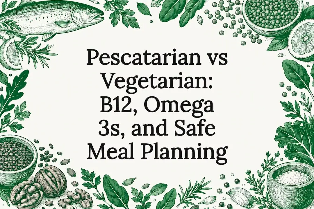 Hand-drawn food illustrations framing the title